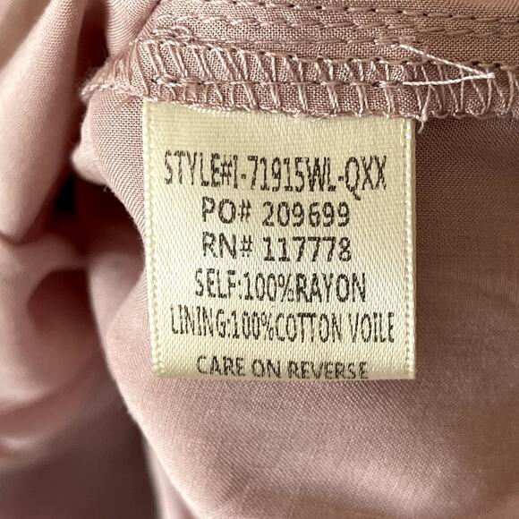 Boho Swiss Dot Crochet Accent Open Tassel Tie Back Womens Balloon Sleeve Dress S - Picture 14 of 14